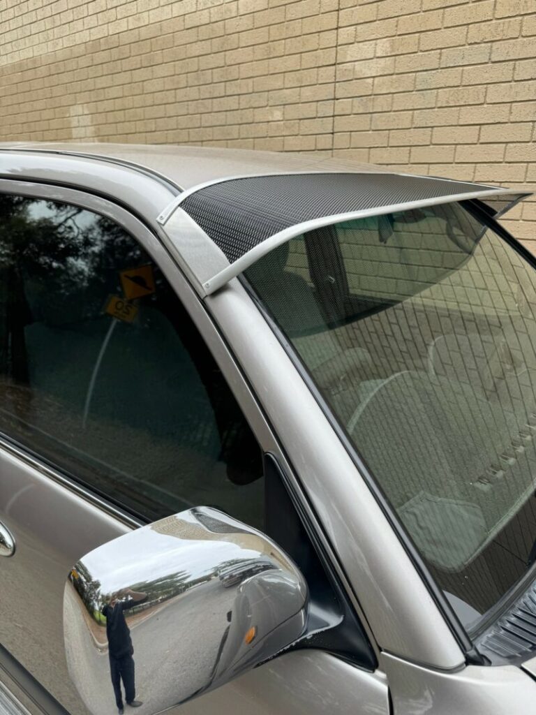 mitsubishi pajero nh nj 1990 1999 mesh windscreen sunvisor