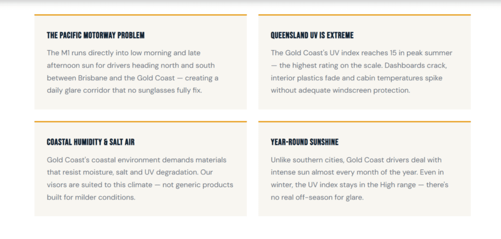 Highway Sunvisors Gold Coast