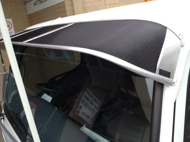 Mitsubishi/Fuso Canter 2006on Standard Cab Mesh Windscreen Sunvisor