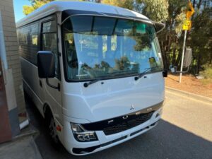 Mitsubishi/Fuso Rosa Bus 2002 onwards Mesh Windscreen Sunvisor