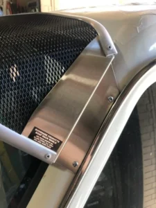 Toyota LandCruiser 70-79 Series (fitted with factory snorkel) Mesh Windscreen Sunvisor